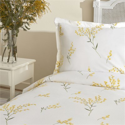 Karaca Home Loretta %100 Pamuk Tek Kişilik Pike Takımı Sarı