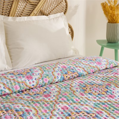Karaca Home Luna Çok Amaçlı Çift Kişilik Yatak Örtüsü Multicolor