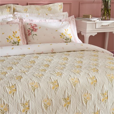 Karaca Home Melina Çift Kişilik Yatak Örtüsü Takımı Multicolor