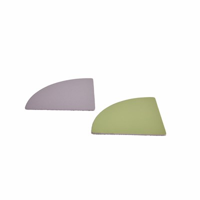 Karaca Home Miami 2 li Bardak Altlığı Seti Lila Yeşil 11x11 cm