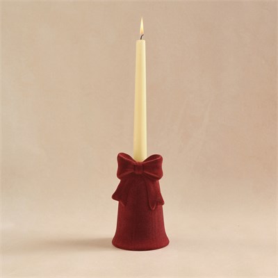 Karaca Home New Year Velvet Glow Mumluk 9,7x9,7x16 cm