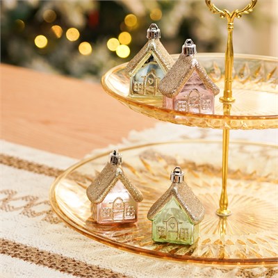 Karaca Home New Year Yılbaşı 4 Parça Ağaç Süsü Seti