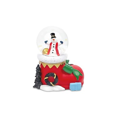 Karaca Home New Year Yılbaşı Boot Kar Küresi 7,6 x 4,5 x 8,8 cm