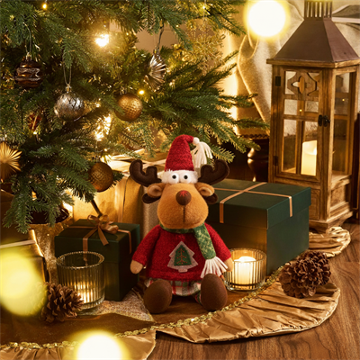 Karaca Home New Year Yılbaşı Henry Reindeer Peluş Obje 16x20x35 cm