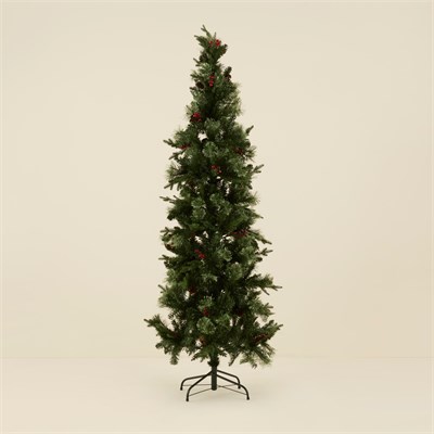 Karaca Home New Year Yılbaşı Karlı Kokina ve Kozalaklı Yılbaşı Çam Ağacı 210 cm 996 Dal
