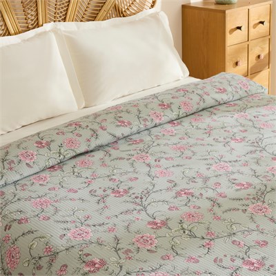 Karaca Home Nymira %100 Pamuk Çift Kişilik Tek Pike Mint
