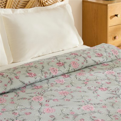 Karaca Home Nymira %100 Pamuk Çift Kişilik Tek Pike Mint