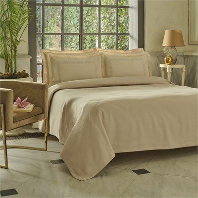 Karaca Home Shanse Nish Set Çift Kişilik Pike Takımı Bej