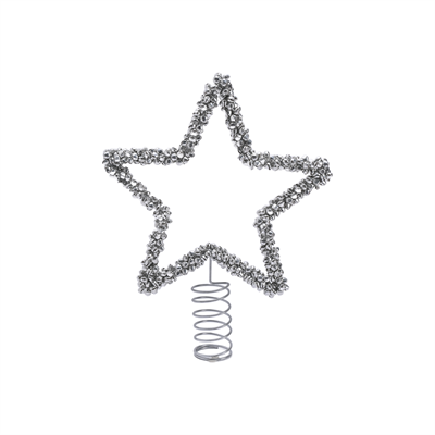 Karaca Home Shimmering Star Ağaç Başlığı Silver