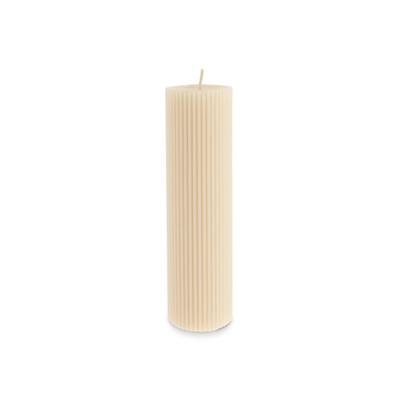 Karaca Home Striped Tırtıklı Sütun Mum