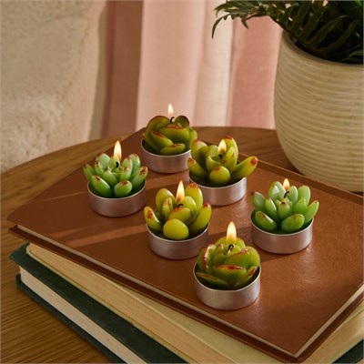 Karaca Home Sukulent 6lı Tealight Mum