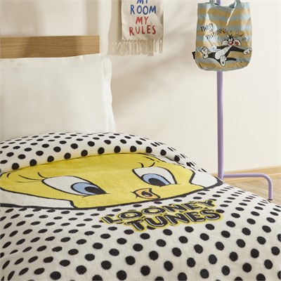 Karaca Home Tweety Tek Kişilik Battaniye Sarı