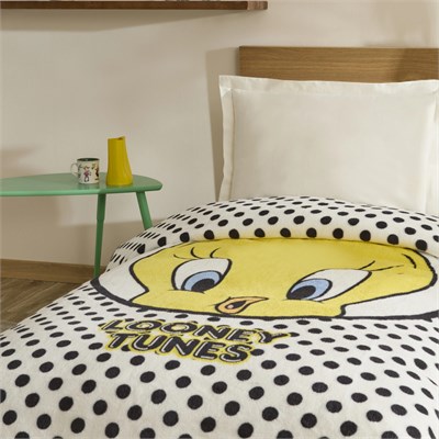 Karaca Home Tweety Tek Kişilik Battaniye Sarı