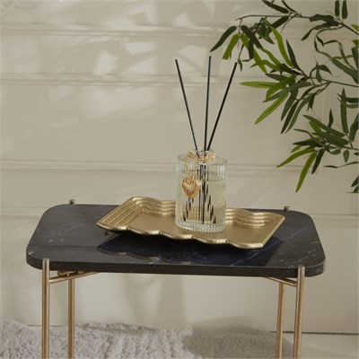 Karaca Home Vendi Dekoraif Tabak Gold 24X15 Cm