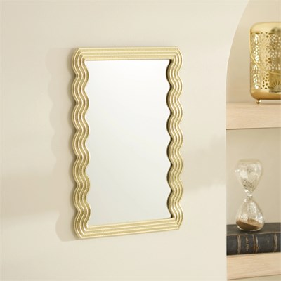 Karaca Home Vendi Duvar Aynası Gold  25,9x40,8 Cm