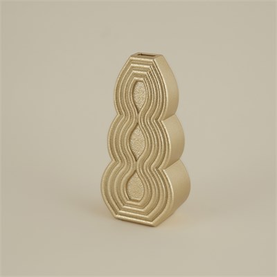 Karaca Home Vendi Vazo Gold 11,5X7,5x23,5 Cm