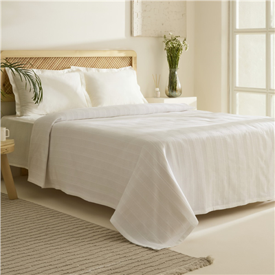 Karaca Home Verona %100 Pamuk Pike Beyaz