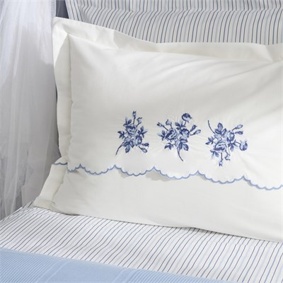 Karaca Home Virelle %100 Pamuk Nish Set Çift Kişilik Pike Takımı Mavi