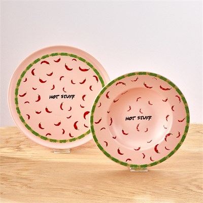 Karaca Hot Stuff Pizza Tabağı Pembe 30 cm