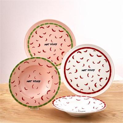 Karaca Hot Stuff Pizza Tabağı Pembe 30 cm