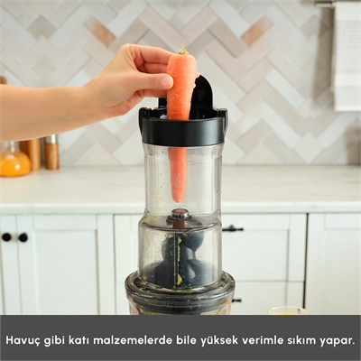 Karaca Inox Slow Juicer Katı Meyve Sıkacağı