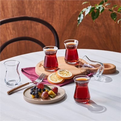 Karaca İrem 6lı Çay Bardağı Seti 132 ml