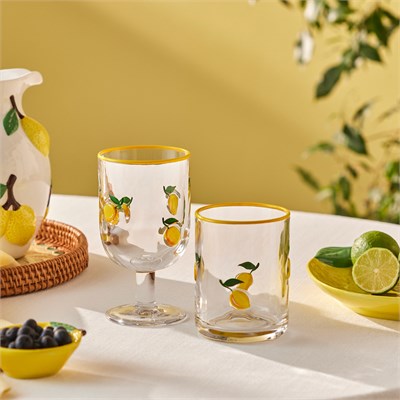 Karaca Lemon Meşrubat Bardağı 420 ml Sarı