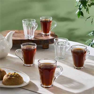 Karaca Leylak 6 lı Çay Bardağı Seti 175 Ml