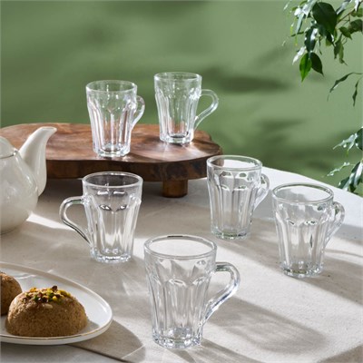 Karaca Leylak 6 lı Çay Bardağı Seti 175 Ml