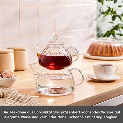 Karaca Lori Borosilikat Cam Çaydanlık