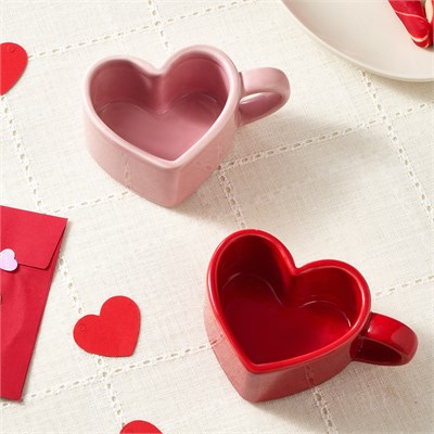 Karaca Love You 2 Kişilik Çay ve Kahve  Fincan Takımı 160 ml