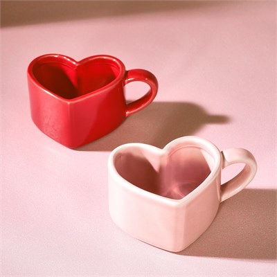 Karaca Love You 2 Kişilik Çay ve Kahve  Fincan Takımı 160 ml