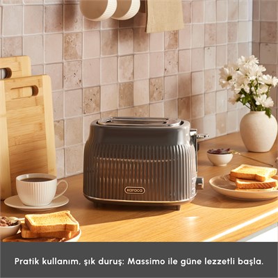 Karaca Massimo 2 Dilim Kapasiteli Ekmek Kızartma Makinesi
