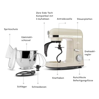 Karaca Mastermaid Chef Mutfak Şefi 1500 W Iconic Beige