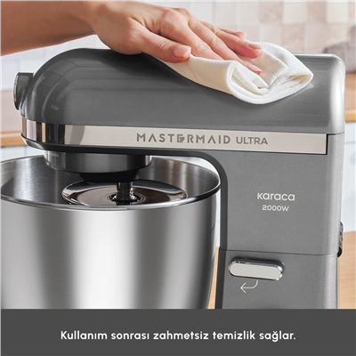 Karaca Mastermaid Chef Ultra D2000W Dijital Ekranlı Hamur Yoğurma Makinesi 7L