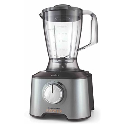 Karaca Mastermaid Power 10 In 1 Gıda Hazırlama Seti, Blender, Çırpıcı, Yoğurucu, 2000 W, 1 L Hazne, Galaxy Gri