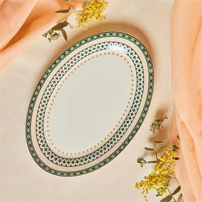 Karaca Melda Kayık Tabak 35 Cm
