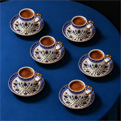 Karaca Miras 6 Kişilik Kahve Fincan Takımı 80 ml