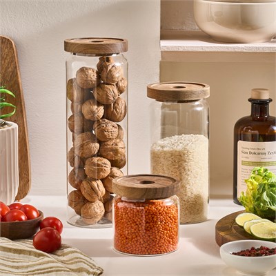 Karaca Mova Akasya Cam Saklama Kabı 500 ml