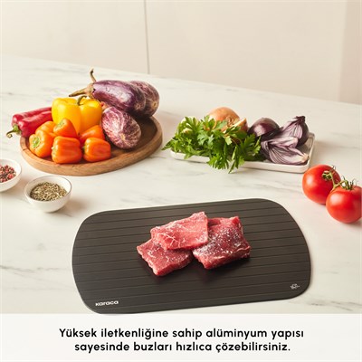 Karaca Mutfaksever Defrozlu Kesme Tahtası ve Buz Çözme Tepsisi