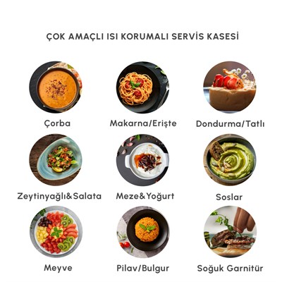 Karaca Mutfaksever Ice Hot Bowl Çelik Servis Kasesi 20 cm