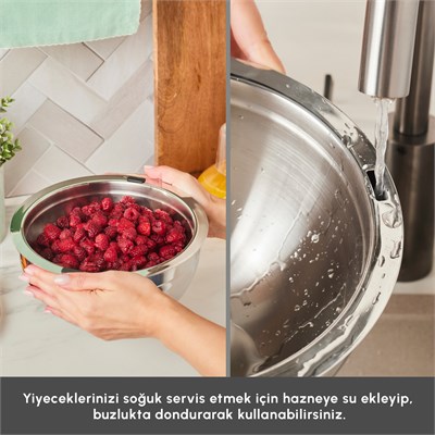 Karaca Mutfaksever Ice Hot Bowl Çelik Servis Kasesi 20 cm