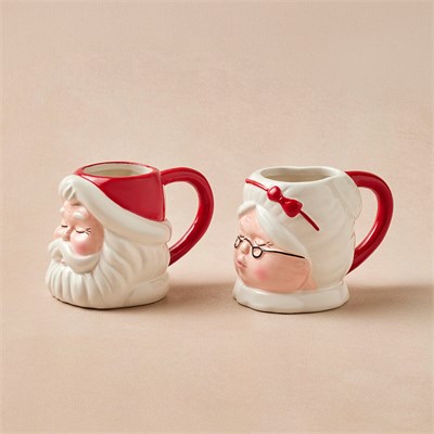 Karaca New Year 27 Santa Couple Double Kahve Fincanı 2 Kişilik 150 ml
