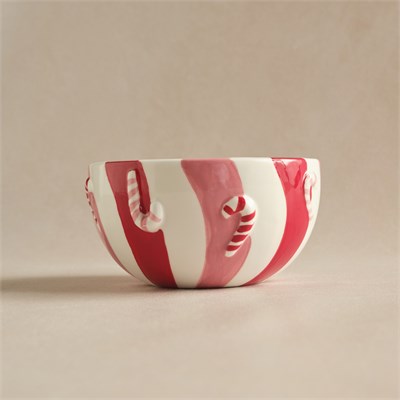 Karaca New Year Candy Twist Pink Kase 13 cm