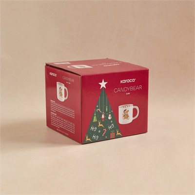Karaca New Year Yılbaşı Candy Bear Kupa 450 ml