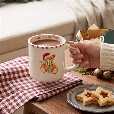 Karaca New Year Yılbaşı Candy Bear Kupa 450 ml