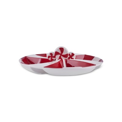 Karaca New Year Yılbaşı Candy Twist Bölmeli Sunumluk 26,7 cm