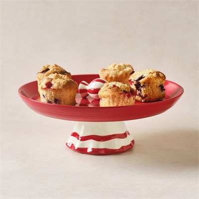 Karaca New Year Yılbaşı Candy Twist Kek Standı 25,4 cm