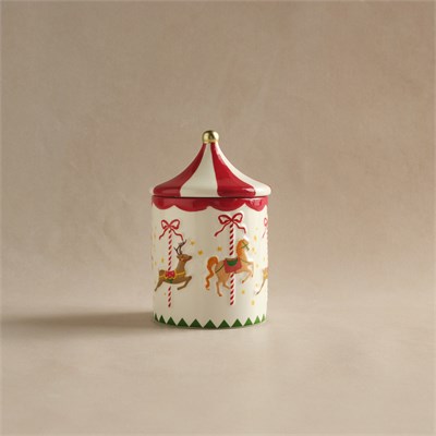 Karaca New Year Yılbaşı Carousel Baharatlık 16,5 cm