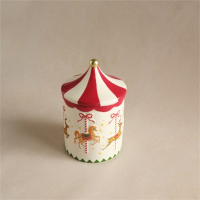 Karaca New Year Yılbaşı Carousel Baharatlık 16,5 cm